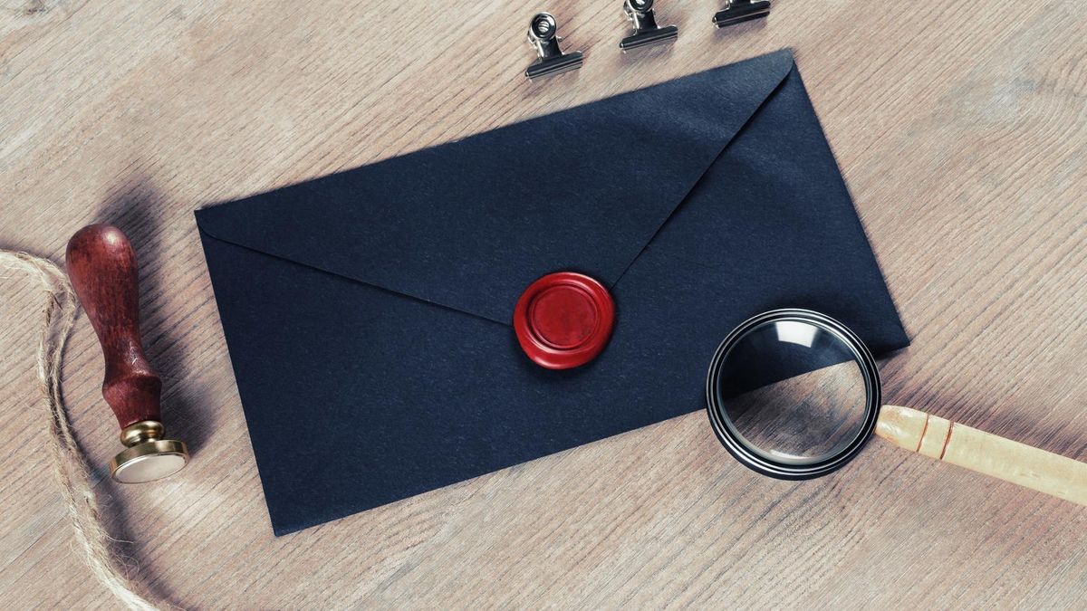 enlarge the image: Envelope with wax seal